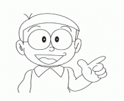 Printable free nobita doraemon ss3664 coloring pages
