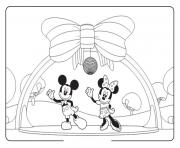 Printable mickey and minnie disco disney d7b2 coloring pages