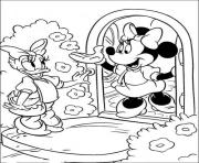 Printable minnie lets daisy in disney 0a96 coloring pages