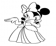 Printable minnie is a lovely girl disney 56e8 coloring pages