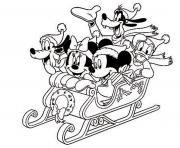 Printable mickey and friends in winter disney 6bb3 coloring pages