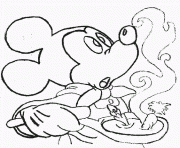 Printable mickey making soup disney 14bb coloring pages