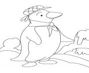 Printable Hunting Penguin 7cf9 coloring pages