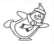 Printable dancing penguin 3f99 coloring pages
