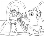 Printable train chuggington s6779 coloring pages