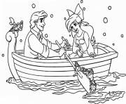 Printable romantic date from eric to ariel little mermaid b3ae coloring pages