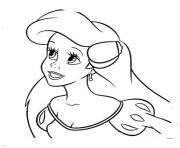 Printable little mermaid disney princess sa92c coloring pages