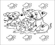 Printable dalmatians painting easter eggs 5b1a coloring pages