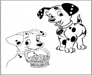 Printable dalmatians and easter eggs 3e32 coloring pages
