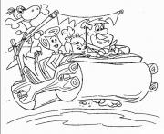 Printable the flintstones going vacation a85c coloring pages