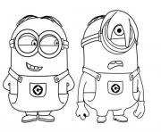 images of coloring pages minions phil - photo #18