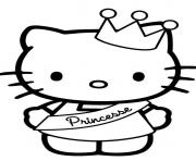 Printable hello kitty s cute princess512e coloring pages