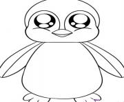 Printable cute baby penguin 85e9 coloring pages