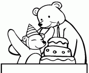 Printable cute happy birthday s bear5a0d coloring pages