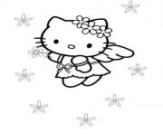 Printable cute hello kitty s angel60f9 coloring pages