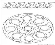 Printable easy simple mandala 48 coloring pages