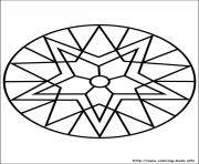 Printable easy simple mandala 84 coloring pages