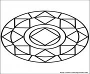 Printable easy simple mandala 85 coloring pages