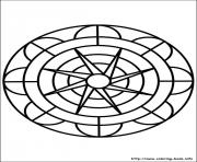 Printable easy simple mandala 72 coloring pages