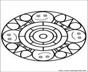 Printable easy simple mandala 90 coloring pages