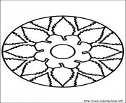 Printable easy simple mandala 91 coloring pages