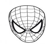 Printable spiderman mask s62c4 coloring pages