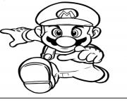 Printable running mario bros s2394 coloring pages