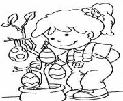 Printable girl easter s with eggsec3c coloring pages