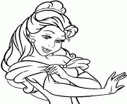Printable belle is a princess 356d coloring pages