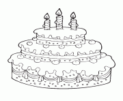 Printable printable cake happy birthday s freef339 coloring pages
