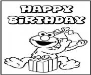 Happy Birthday Gigle Hoot Hoot09bc Coloring Pages Printable Elmo575c Elmo