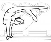 Printable coloring pages for kids gymnastics the balanceb3ae coloring pages