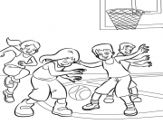 Printable coloring pages with basketballb885 coloring pages