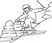 Printable sport in the winter s6b7a coloring pages