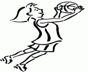 Printable basketball s for girls9b40 coloring pages