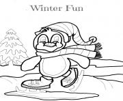 Printable winter funbdcb coloring pages