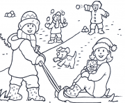 Printable winter  happiness8b8d coloring pages