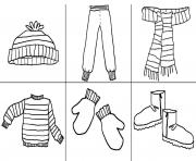 Printable a must stuff winter clothes s42a2 coloring pages