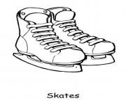 Printable skates for winter sfd90 coloring pages