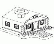 Printable winter s house in the snow1e09 coloring pages