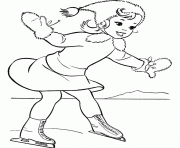 Printable winter ice skating s for girlsfb75 coloring pages
