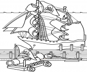 Printable cannon of pirates e14493861659754f2a coloring pages
