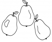 Printable good pears fruit s69e3 coloring pages