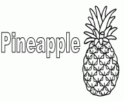 Printable pineapple  freefd58 coloring pages