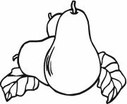 pears fruit s free82d0 coloring pages