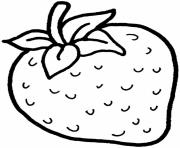 Printable strawberry fruit sbe9a coloring pages