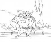 Printable zootopia 15 coloring pages