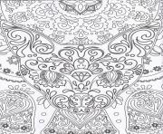 Printable zen antistress free adult 4 coloring pages