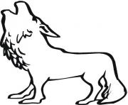 Wolf Coloring Pages Free Printable Howling Easy