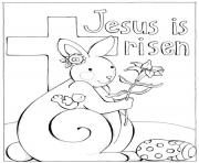 Printable easter jesus coloring pages